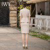 IWY/卡其色西装半裙女时尚气质夏季物业客服职业装工作服套装CS1831 商品缩略图3
