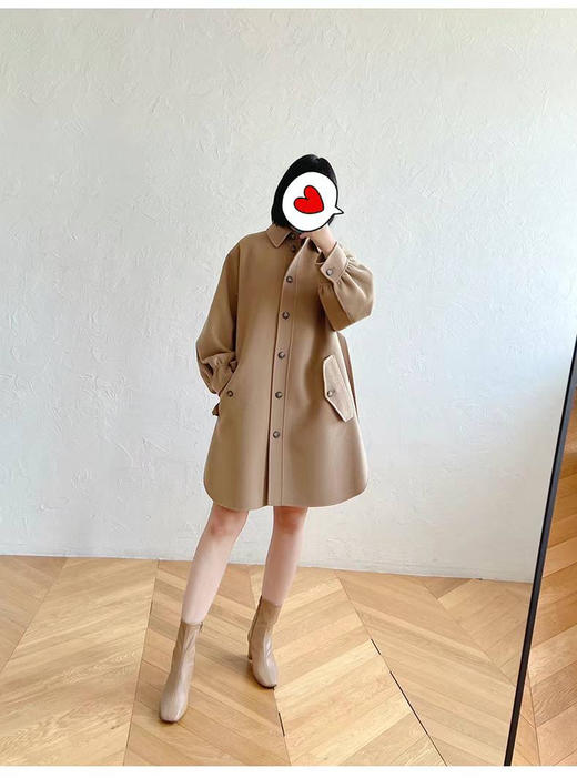 Max Mara 🐑绵羊毛大衣🧥 好价🈶️驼色和绿色 商品图6