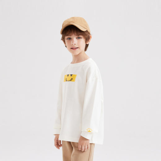 CONVERSE 匡威 秋 大童小童 长袖T恤 CNVN-LK-F139 商品图1