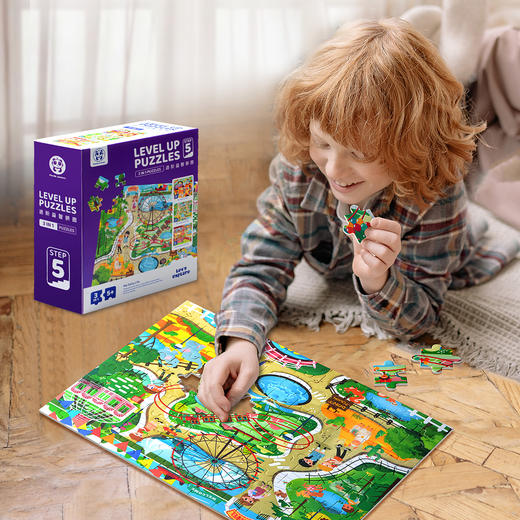 【未光拾色】 儿童益智大块进阶拼图益智拼图1-6阶幼儿玩具 1岁到8岁 商品图5