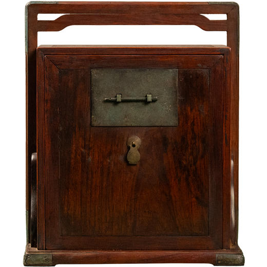 清 黄花梨提梁文房箱 商品图5