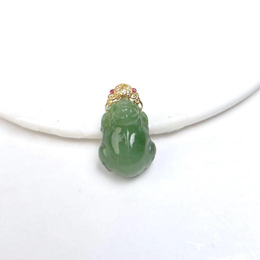 和田玉吊坠-碧玉貔貅 商品图0