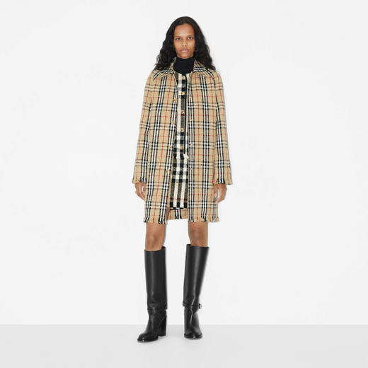 BURBERRY 巴宝莉 女士格纹花呢轻便大衣 格子 8071085 A7028 商品图1