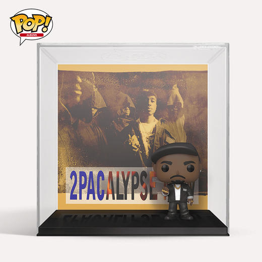 Funko POP! Albums Tupac《2pacalypse Now》专辑系列音乐明星图帕克·夏库尔公仔手办摆件 61426 商品图0
