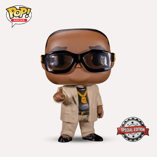 Funko POP! Rocks Biggie Notorious 音乐摇滚明星声名狼藉先生限定款手办公仔摆件 56355 商品图0