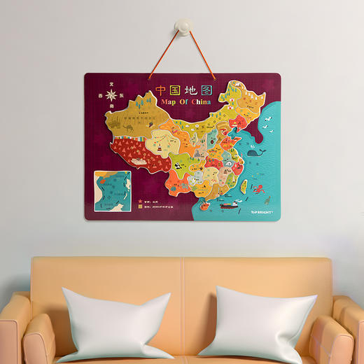 特宝儿中国磁性地图 商品图1