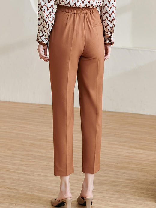 剩M 米思阳2026秋季新款百搭职业感直筒裤显高垂感显瘦纯色西装裤2195 商品图3