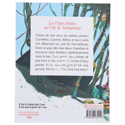 【中商原版】法文版 不一样的卡梅拉卷14 我登上了逍遥岛 LES P TITES POULES SUR L ILE DE TOUTEGRATOS TOME14 商品图1