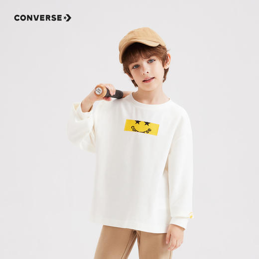 CONVERSE 匡威 秋 大童小童 长袖T恤 CNVN-LK-F139 商品图0