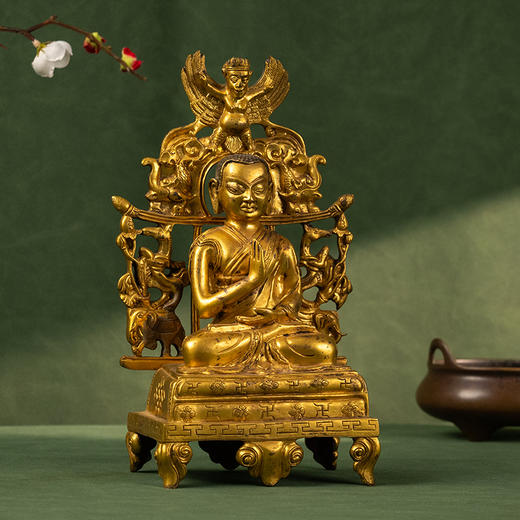 清 铜鎏金释迦摩尼像 商品图4