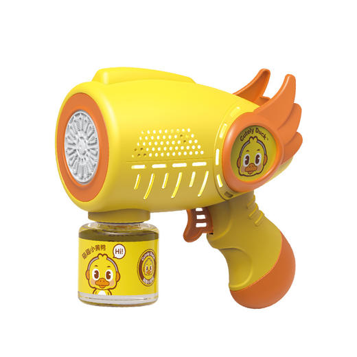 【一起进入缤纷泡泡世界！网红小黄鸭全自动手持泡泡机】萌趣造型360°不漏液，梦幻灯光效果16孔出泡，新款儿童玩具泡泡枪户外灯光玩具 商品图4