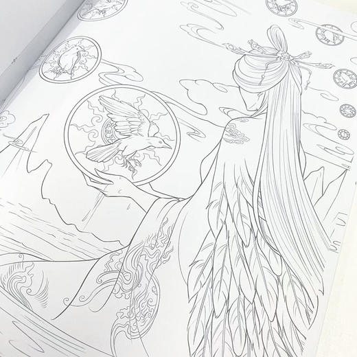 山海经梦神引 古风涂色线描集 商品图4