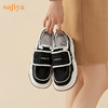 Safiya/索菲娅2023秋季新品炸街小众魔术贴百搭松糕厚底板鞋面包鞋 SF33112084 商品缩略图4