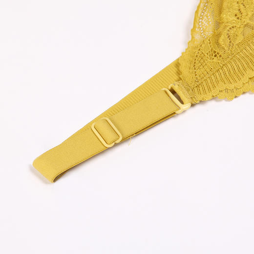 都市丽人聚拢升杯B杯适穿舒适更聚拢蕾丝无金属内衣中厚款3/4杯常规文胸树脂胶圈三排扣YB3AA7 商品图5