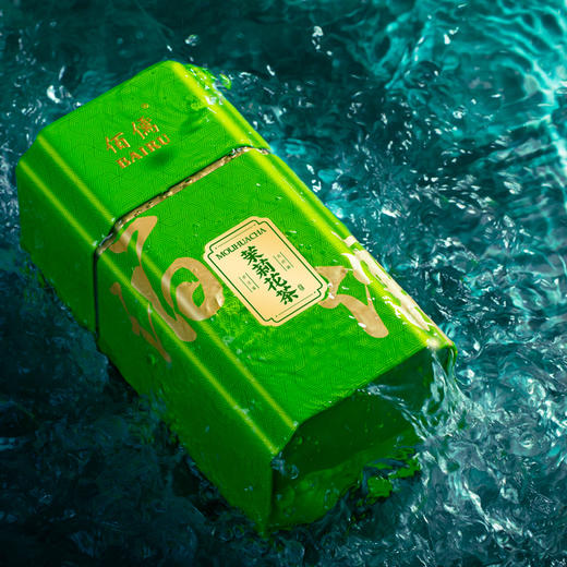 佰儒特级 新茶茉莉飘雪 浓香绿茶 茉莉花茶叶 花草茶罐装礼袋500g 商品图2