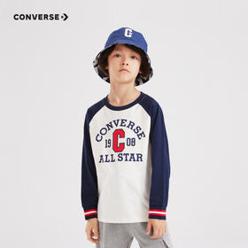 CONVERSE 匡威 秋 大童小童 长袖T恤 CNVB-AG-F126