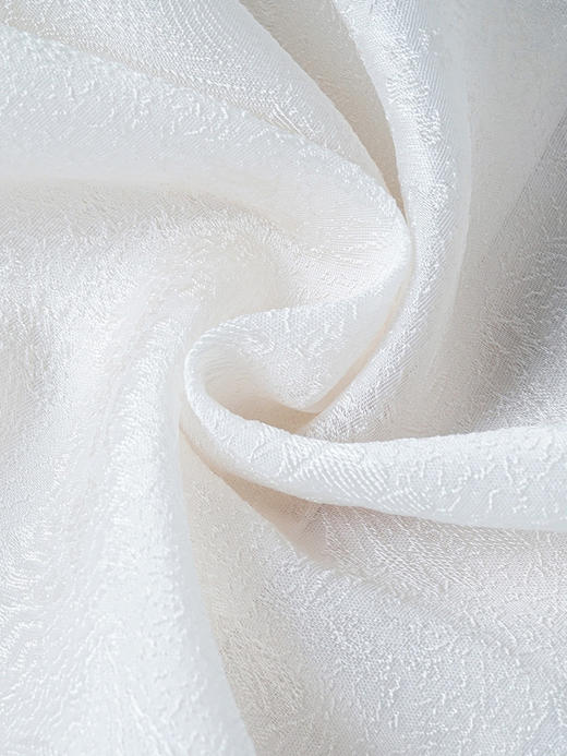 米思阳2025夏季新款通勤盘扣肌理提花高级醋酸防晒衫长袖外套女 商品图3