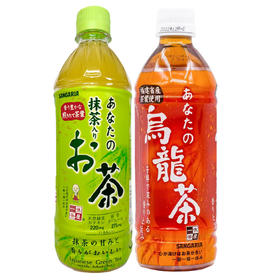 三佳丽  绿茶/乌龙茶饮料 500ml