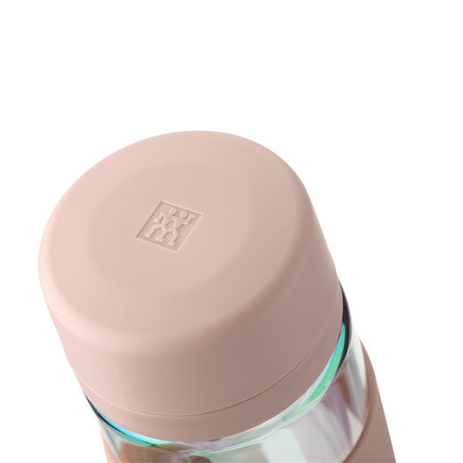 1026355 双层玻璃茶滤杯粉色 商品图2