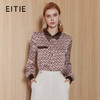 EITIE爱特爱秋季新款修身显瘦百搭印花衬衣上衣7109814 商品缩略图0