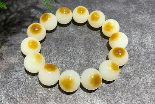 【传藏系列】糖羊脂白玉手串 商品图2
