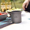 Widesea野营钛杯 纯钛材质带盖户外咖啡杯 轻量易收纳露营餐具 商品缩略图2
