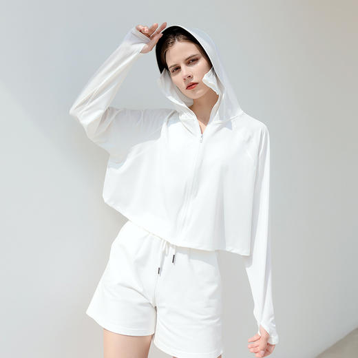 「八色可选！冷感披风防晒衣」瑞雅披肩防晒衣女款夏黑胶大帽檐遮阳外套冰丝防晒服上衣 商品图3