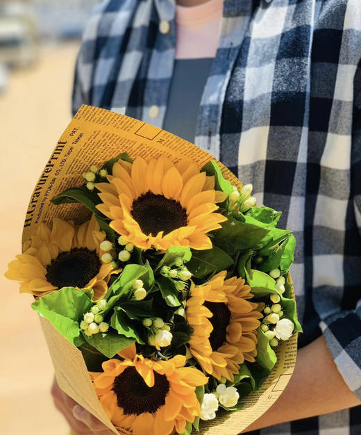 【入目无人/四下皆是你】向日葵（昆明版）5枝/扎 商品图5