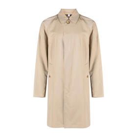 BURBERRY 巴宝莉 男士蜂蜜色卡姆登短外套风衣 卡其色 8065464 A1366