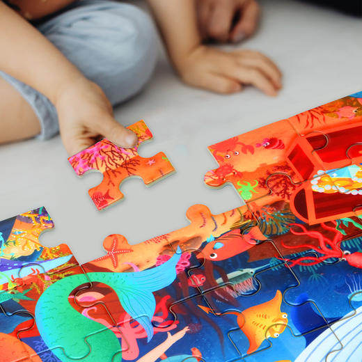 【未光拾色】 儿童益智大块进阶拼图益智拼图1-6阶幼儿玩具 1岁到8岁 商品图6