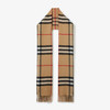 BURBERRY 巴宝莉 男女通用双面两用格纹羊绒围巾 格子 8045332 A7026 商品缩略图0