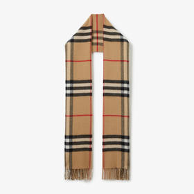 BURBERRY 巴宝莉 男女通用双面两用格纹羊绒围巾 格子 8045332 A7026