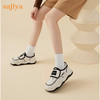 Safiya/索菲娅2023秋季新品炸街小众魔术贴百搭松糕厚底板鞋面包鞋 SF33112084 商品缩略图5