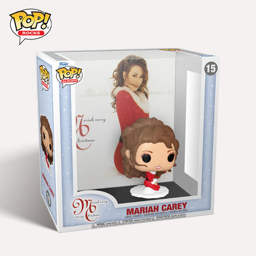 Funko POP! Albums Mariah Carey《Merry Christmas 》专辑系列音乐明星玛丽亚·凯莉《圣诞快乐》公仔手办摆件 57768 商品图1