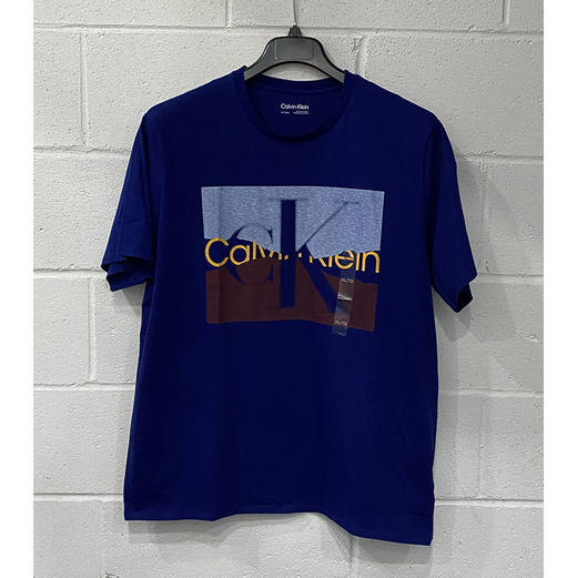 Calvin Klein /CK 男士夏季纯棉透气个性印花短袖T恤 商品图0