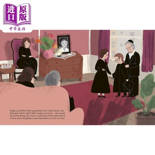 【中商原版】小人物大理想 露丝 巴德 金斯堡 大法官 Little People, Big Dreams Ruth Bader Ginsburg 英文原版绘本人物传记 商品图2