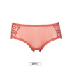 都市丽人薄透丝滑纯色蕾丝+网布低腰平角女士内裤纯色内裤新年本命年红品YP32A3 商品缩略图8