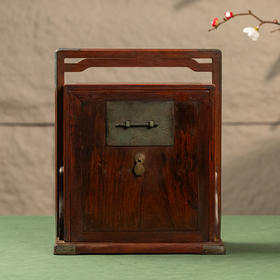 清 黄花梨提梁文房箱