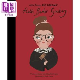 【中商原版】小人物大理想 露丝 巴德 金斯堡 大法官 Little People, Big Dreams Ruth Bader Ginsburg 英文原版绘本人物传记