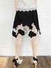 TYNVIE 蕾丝拼接裙摆半身裙-黑色 商品缩略图2
