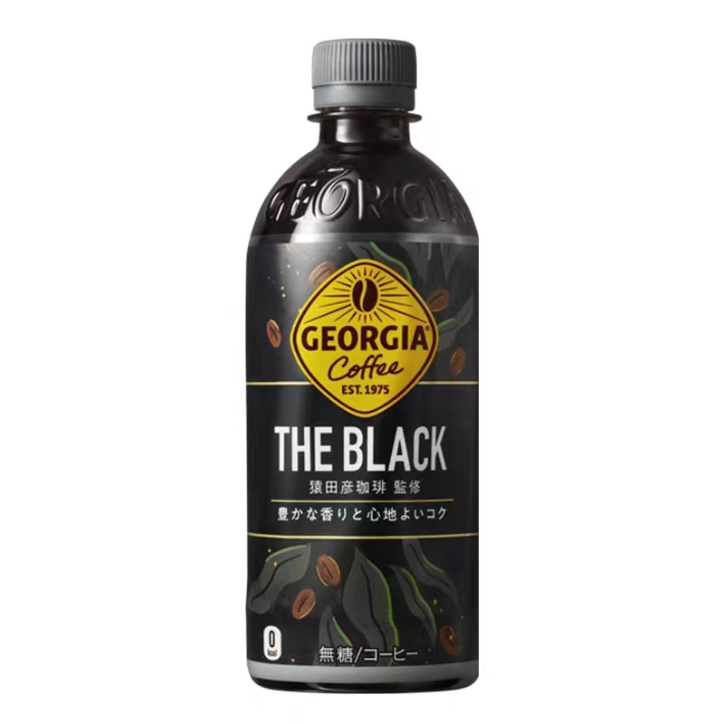 可口可乐乔治亚系列黑咖啡饮料 500ml/瓶