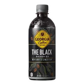 可口可乐乔治亚系列黑咖啡饮料 500ml/瓶