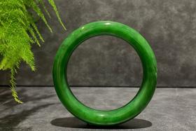 【御珠宫坊·传承系列】碧玉手镯54.5mm