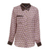 EITIE爱特爱秋季新款修身显瘦百搭印花衬衣上衣7109814 商品缩略图5
