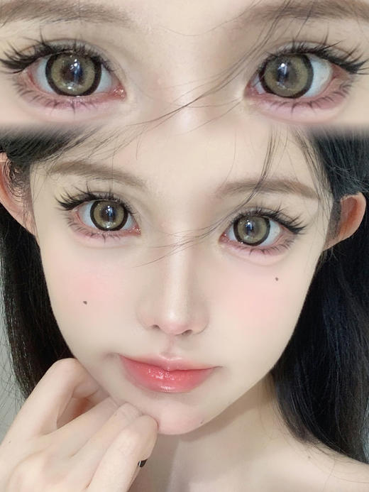 MOON 棒棒糖狗狗眼·蜜茶棕「含硅水凝胶」年抛型 商品图1