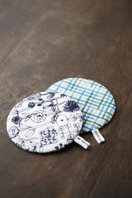 安藤雅信x皆川明 垫子09 letter of flower