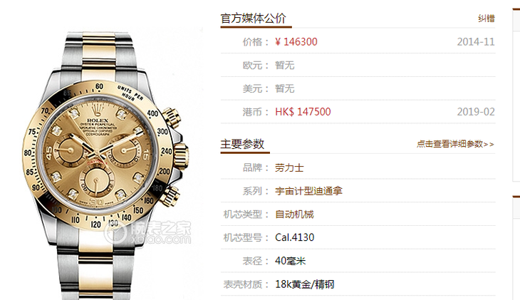 JH厂劳力士迪通拿116523-78593香槟金腕表首发详解