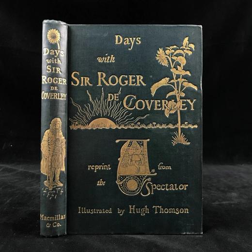 1892年 与科弗利爵士在一起的日子 休·汤姆森数十幅插图 漆布精装32开 商品图0