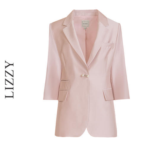 LIZZY 早秋  知性气质老钱风通勤西装外套+时尚简约百搭小脚裤7855 商品图4