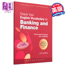 预售 【中商原版】Check Your English Vocabulary for Banking & Finance 检查您的银行和金融英语词汇 英文原版 英语词汇学习